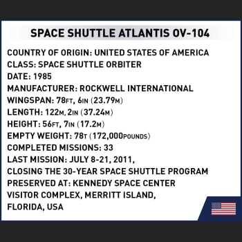 Space Shuttle Atlantis 685 Kl. 1:100 HC